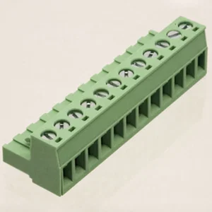 Bornier Enfichable Tianli 12 Pôles, Pas de 5.08mm, Type à Vis, 16A 300V, TLPS300V-12P