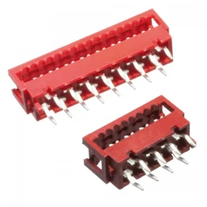 Amphenol TMM-2-0-06-2 Micro-Match 6-pins PCB-connector voor lintkabel 1.27mm pitch