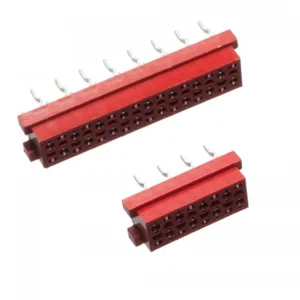 Amphenol TMM-4-0-18-2 Micro-Match 18-pins PCB-bus, Doorsteekmontage, 1.27mm Pitch