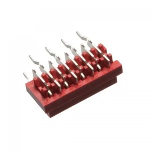Amphenol TMM-5-0-08-2 Micro-Match 8-pins PCB-bus, 90° verticaal, 1.27mm pitch