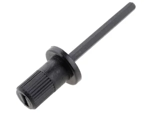 Bouton de Trimmer ACP CA9M, Axe 2mm, Hexagonal, Noir