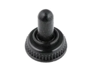 Div TSP-C05 IP64 Rubber Protective Cap for 6mm Threaded Switches, Black Actuator