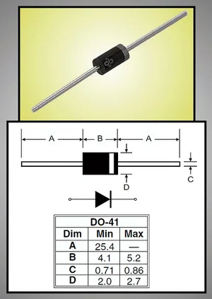 -- TVR06J 600V 0.6A diode de redressement