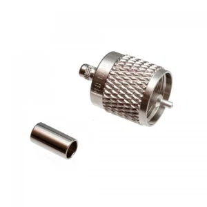 Amphenol U1121A1-NPHS-1-50 UHF Krimpkabelstekker RG58 Fenolisch