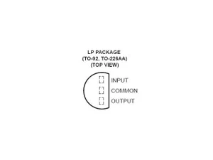 Texas Instruments UA78L10 10V 0.1A Régulateur de tension