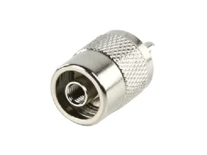 Div UHF PL259 Male Connector voor RG58/U Kabel, Soldeer/Schroef, 75 Ohm