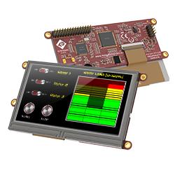 4D Systems uLCD-43DT 4.3 inch 480x272 DIABLO16 TFT Intelligent Display Module Resistive Touch