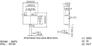 Matsushita UN2213 NPN Transistor - n/a