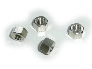 Essentra V-0050504B Hexagonal Spacer, M4 Internal Thread, 5mm Height, Nickel-Plated Brass