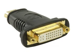 HDMI Stekker (19) naar DVI Bus (24+1) Video Adapter, Verguld