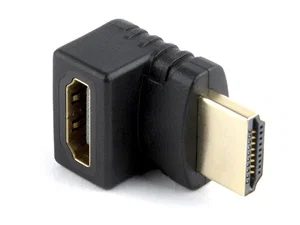 Gembird HDMI Stekker naar HDMI Bus Koppeling, 270 Graden Hoek, 19-pins