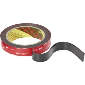 Ruban Adhésif Double Face 3M VHB 5952F, 19mm x 3m, Noir, 149 °C
