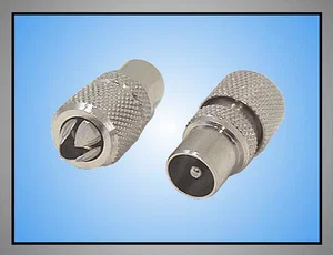Valueline Coaxiale Stekker Zwevend Recht Metaal Schroefmontage 75 Ohm VLSP40902M