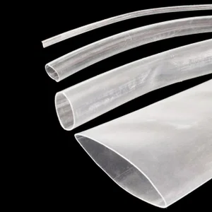 Transparent Heat shrink tube WSQ-24-TRANSP RPtronics 2.4mm/1.2mm ratio 2:1