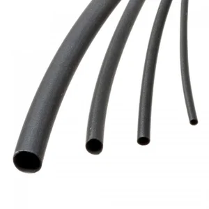Black Heat shrink tube WSQ-32-BLACK RPtronics 3.2mm/1.6mm ratio 2:1