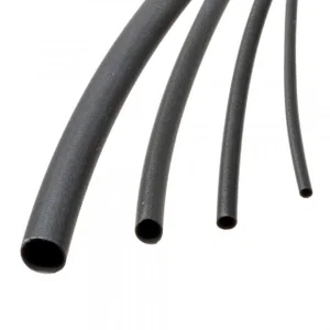 Black Heat shrink tube WSQ-E-64-BLACK Ecs Cable Protection 6.4mm/3.2mm ratio 2:1