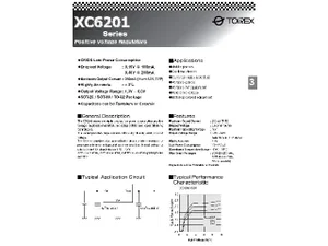 Torex XC6201P322MR 3.2V 0.15A Régulateur de tension