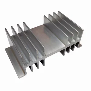 Profil de Dissipateur Thermique en Aluminium Gama Aluminium ZH-0753-60AL, Finition Naturelle, Confor
