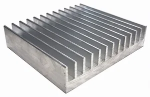 ZH-610-100-AL Dissipateur Thermique en Aluminium, Résistance Thermique 1.8 K/W, Finition Brute, 110x