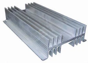 Gama Aluminium ZH-753-200-AL Dissipateur Thermique, 200mm Longueur, 1.2 K/W, Brut