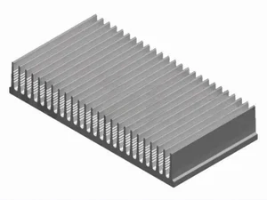 Gama Aluminium ZH-8001-40AL Dissipateur Thermique, 40mm Longueur, 150x26mm, Finition Naturelle