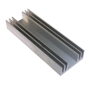 Dissipateur Thermique Gama Aluminium ZH-9025, Finition Naturelle, 80mm Longueur, 29x11.5mm