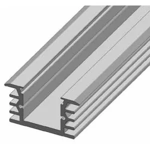 Gama Aluminium ZH-9044-500AL Profil Dissipateur Thermique en Aluminium pour Bandes LED, 500mm Longue