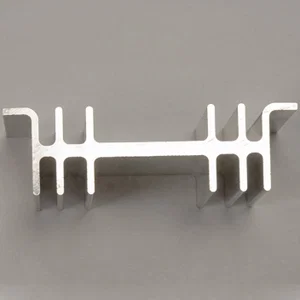 Dissipateur Thermique Gama Aluminium ZH0752, Finition Naturelle, 87x26x60mm