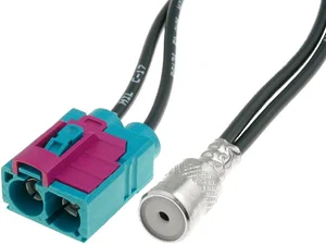 4carmedia Antenne Adapter 2x Fakra Bus + ISO Bus met Kabel